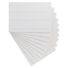 Classmates Rigid Whiteboards - Non-magnetic - A4 Lined - pack of 10